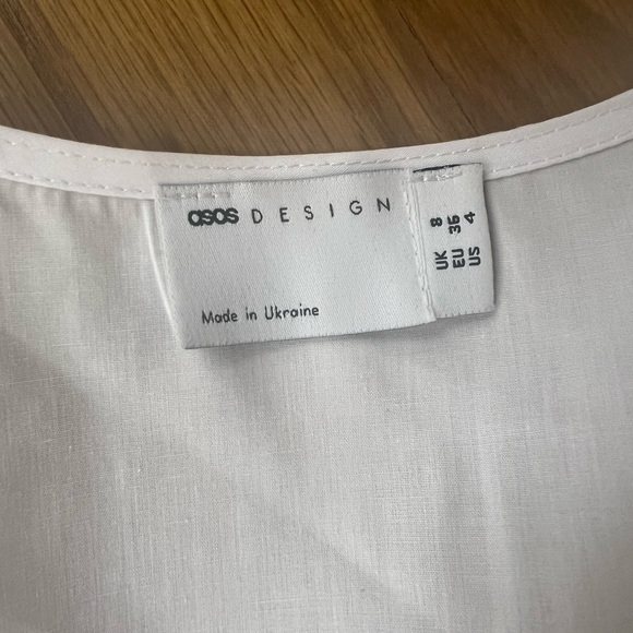 ASOS White Ruffle Blouse - Picture 2 of 2